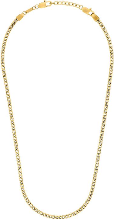 Immagine prodotto S.Oliver Collana da uomo, acciaio inox IP oro (Acciaio inossidabile, 50 cm)