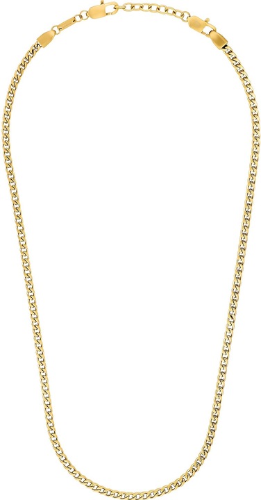 Immagine prodotto S.Oliver Collana da uomo, acciaio inox IP oro (Acciaio inossidabile, 50 cm)