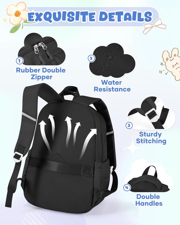 Produktbild Only-Bags.Store Leichter Schulrucksack Teenager, Rucksack Univcersity