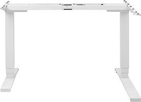 Image du produit Neutral Powerton ERGO EDGE Ecktischgestell mit elektrisch verstellbarer Höhe 125 kg Tragfäh, weiss