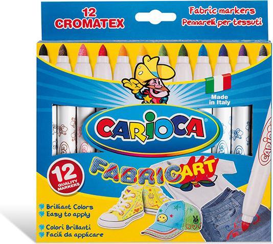Produktbild Carioca Textilmarker Fabric (12x)