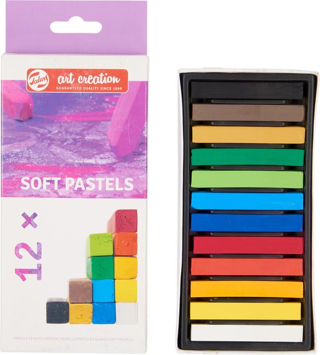 Talens Soft Pastelli Set 12# (Multicolore, 12 x)