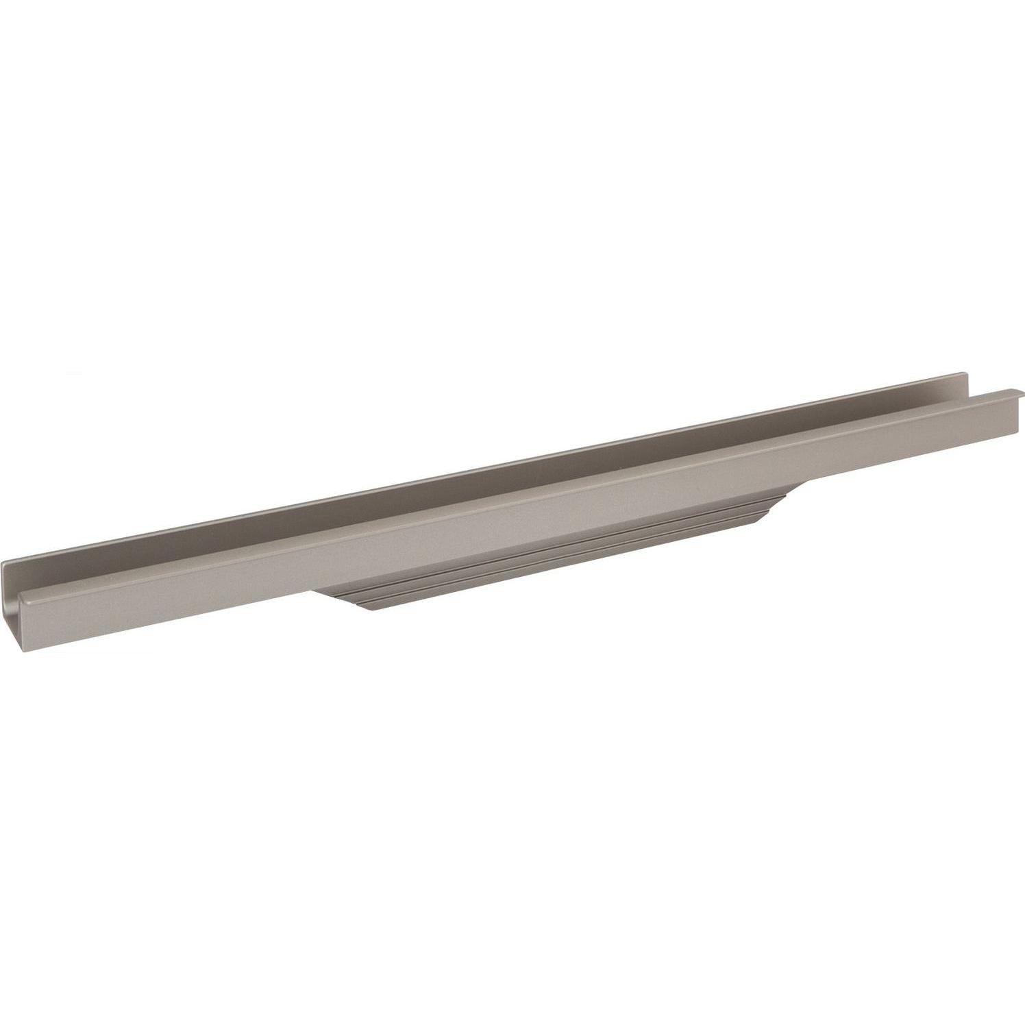 Schüco, Möbelgriff, Prego Griffleiste Möbelgriff 395 mm Griff Aluminium Edelstahl-Effekt