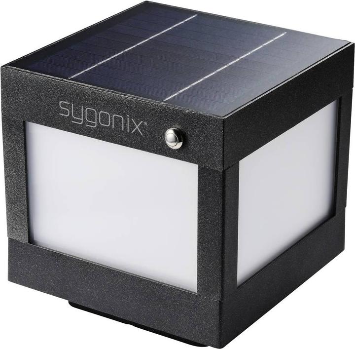 Sygonix SY-5593808 Solar-Gartenleuchte 3W Naturweiss Schwarz (120 lm, IP44)