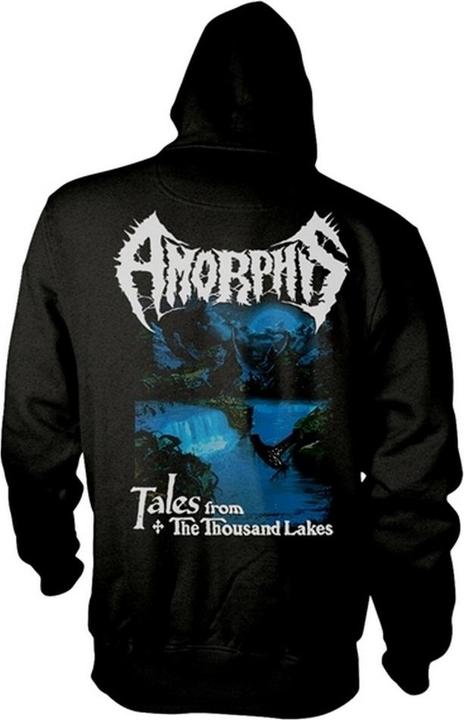 Actual product image Amorphis Tales From The Thousand Lakes hoodie with full-length zip (S)