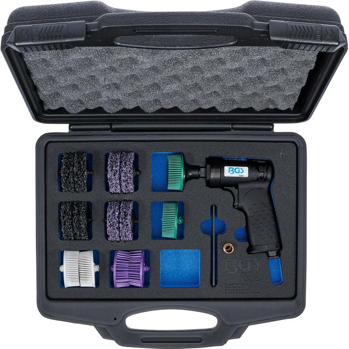 Produktbild BGS Druckluft-Borstenschleifer-Satz 17-tlg. (Walzenschleifer, 224 W)