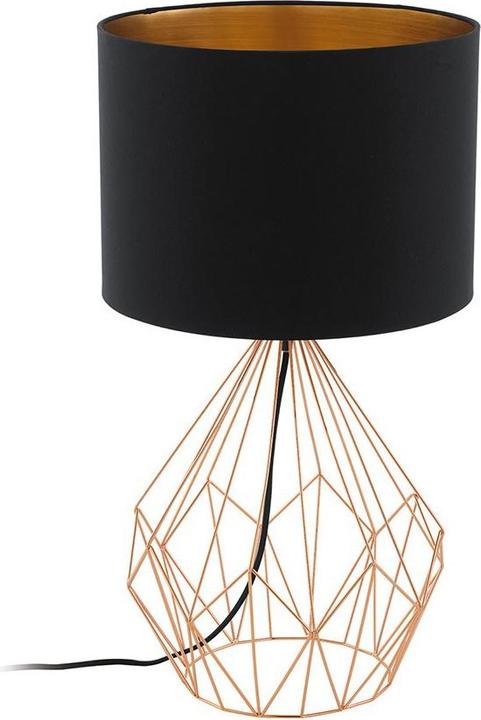 Licht-Trend Tischleuchte Bosco Kupfer, Schwarz (E27)