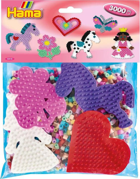 Actual product image Hama Bead beads midi + pencil plates "Playgroups girls