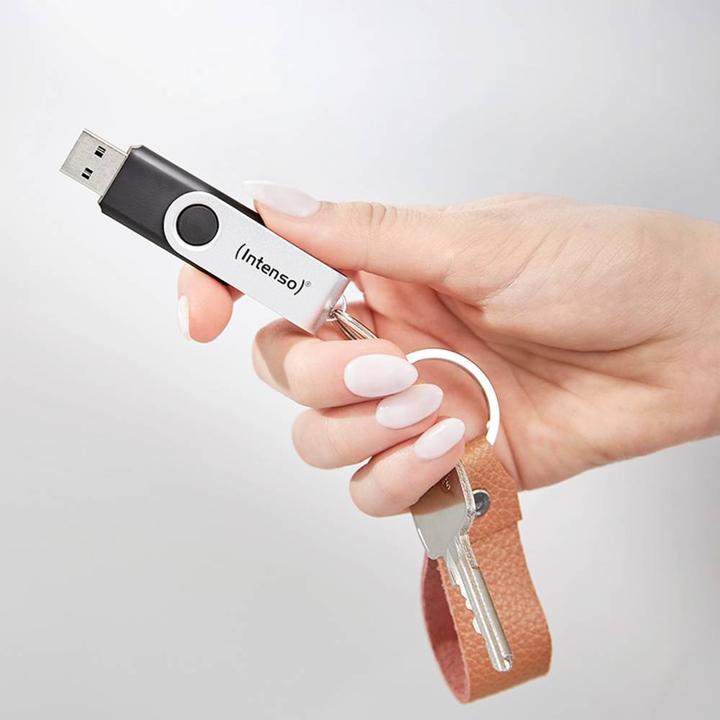 Actual product image Intenso USB 32GB OFFICE LINE 3.2 Gen1 Silver-Black (32 GB, USB-A)