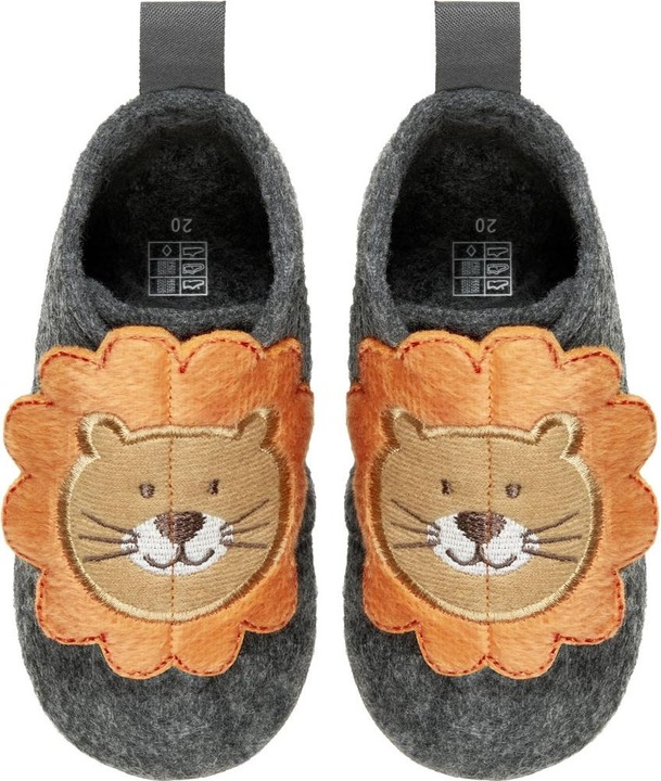 Playshoes Filz Hausschuhe