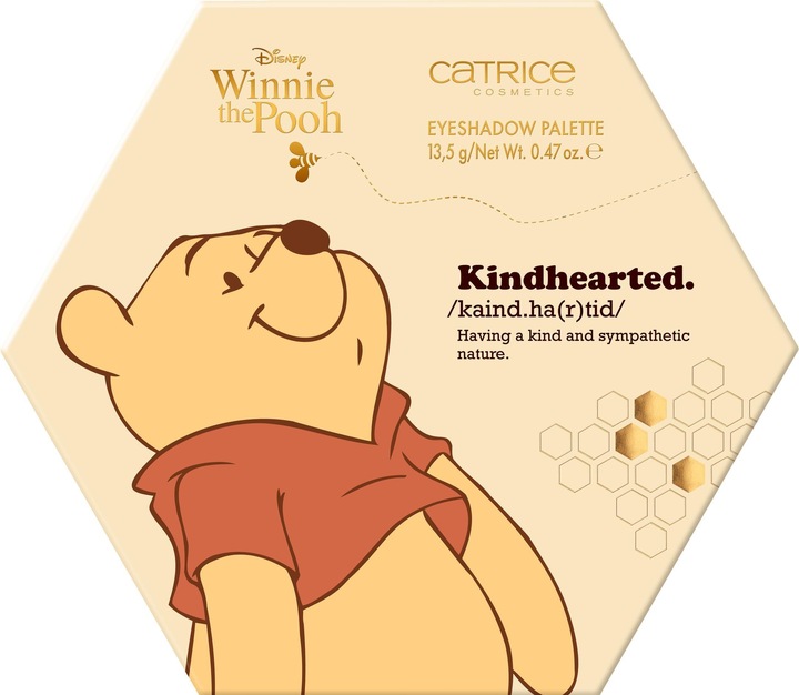 Actual product image Catrice Winnie the Pooh Eyeshadow Palette 010 Sweet As Can Bee (010)