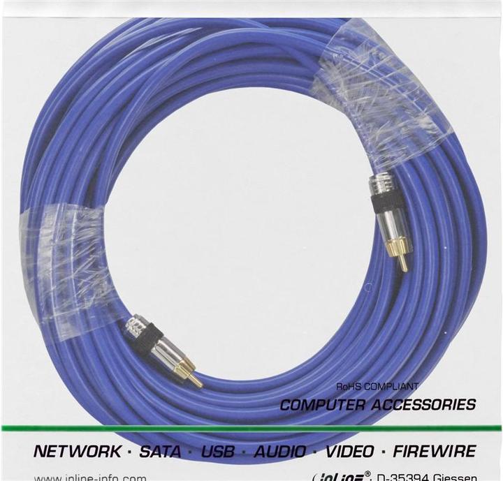 Produktbild InLine Cinch Kabel AUDIO (15 m, Cinch)