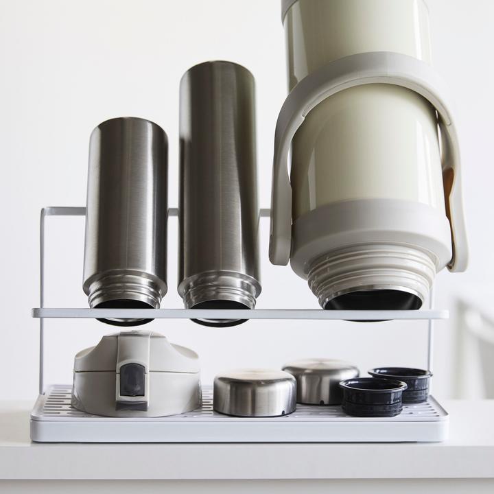 Produktbild Yamazaki Flaschen-Abtropfständer mit Ablage TOWER