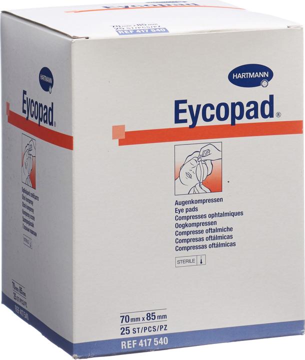 Actual product image IVF Hartmann Augenkompressen 70x85mm steril