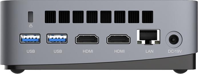 Actual product image AceMagic MINI PC AD16, Intel 1340P + Intel® Iris® Xe Graphics 32GB RAM + 1TB szary (Intel Core i5-1340P, 32 GB, 1000 GB)