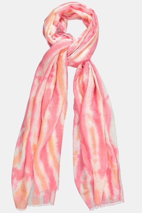 Actual product image Ulla Popken Tie Dye Striped Scarf