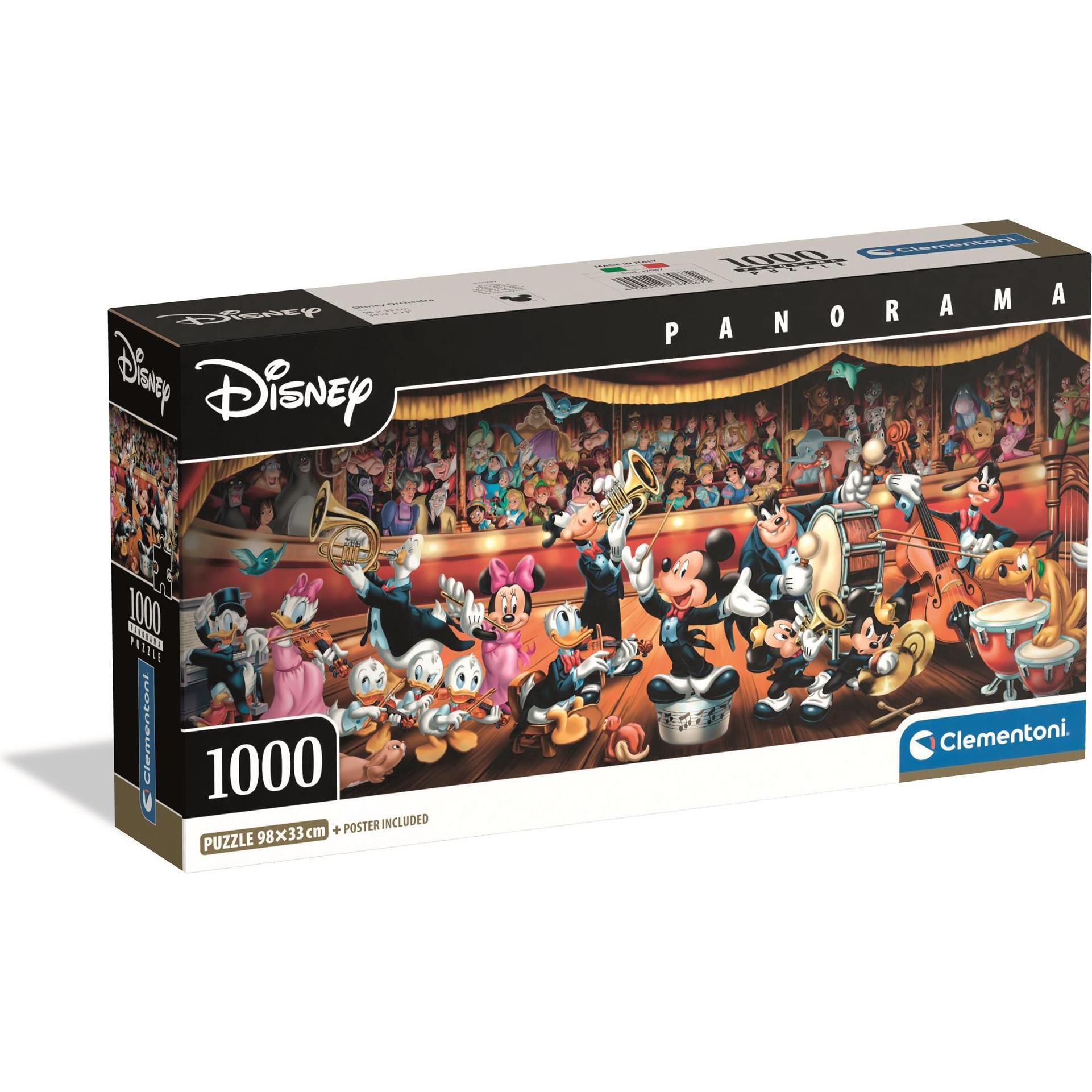 Clementoni Multicolore Orchestra Panoramica Disney (1000 Pezzi)