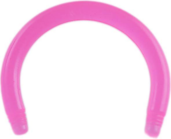 Produktbild Star Piercing Circular Barbell-Stab pink (ohne Messing, Kunststoff)