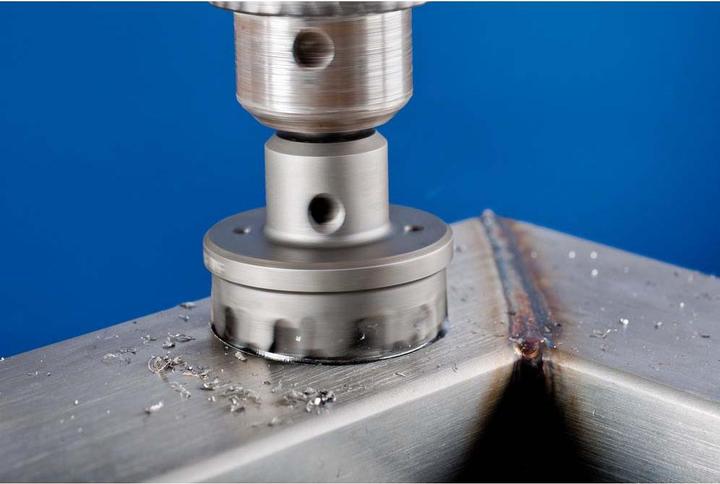 Produktbild Pferd Hartmetall Lochschneider/-Lochsäge Ø 75x8 mm Schaft-Ø 12 mm Schnitttiefe 4 mm universal (75 Millimeter)