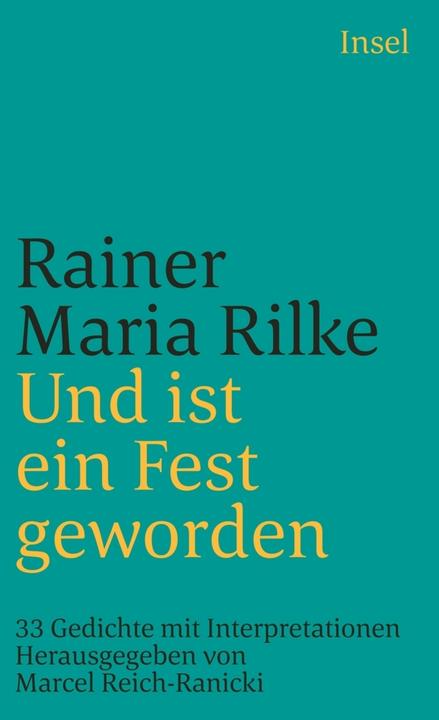 Produktbild Und ist ein Fest geworden (Deutsch, Rainer Maria Rilke, 2000)