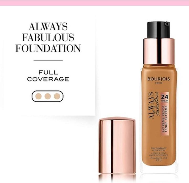 Produktbild Bourjois Always Fabulous Foundation No 510 (Golden Caramel)