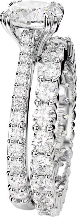 Produktbild Swarovski Constella Princess Ring Set Silber (55)