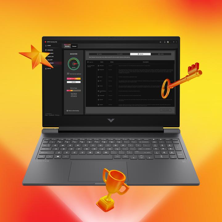 Actual product image HP VICTUS 16-r0181ng 16.1" FHD IPS 144Hz, Intel Core i7-13620H, 32GB RAM, 1TB SSD, RTX 4060, FreeDOS (16.10", Intel Core i7-13620H, 32 GB, 1000 GB, DE)