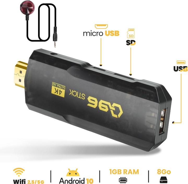 Image du produit Avizar TV Stick Android HDMI 4K Streaming