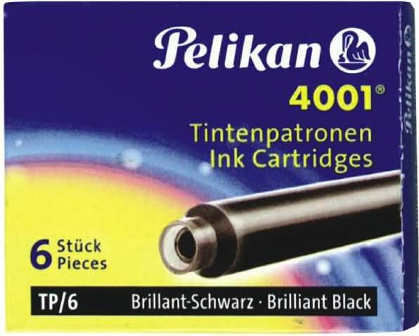 Produktbild Pelikan 4001 Tp/6 (6 Stk., Schwarz)