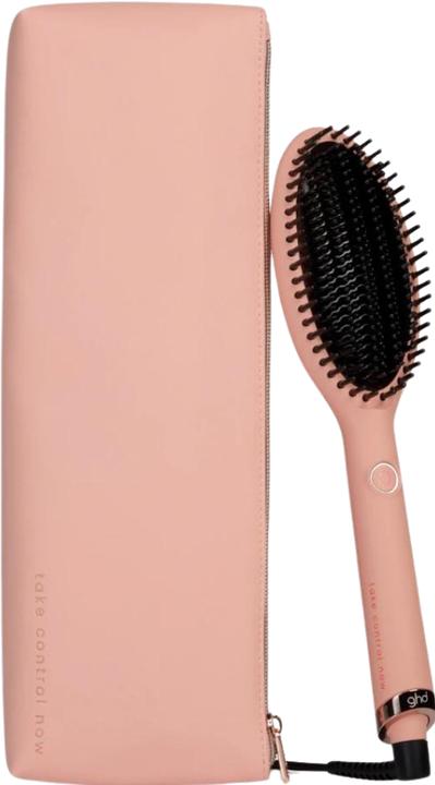 Actual product image ghd Take Control Now Glide Hot Brush Pink Peach