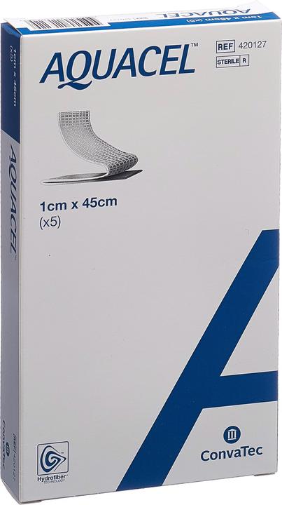 Actual product image Aquacel Hydrofiber Tamponaden 1x45cm starke Fasern (5 x)