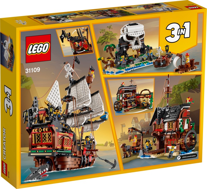 Produktbild LEGO Piratenschiff (31109, LEGO Creator 3-in-1)