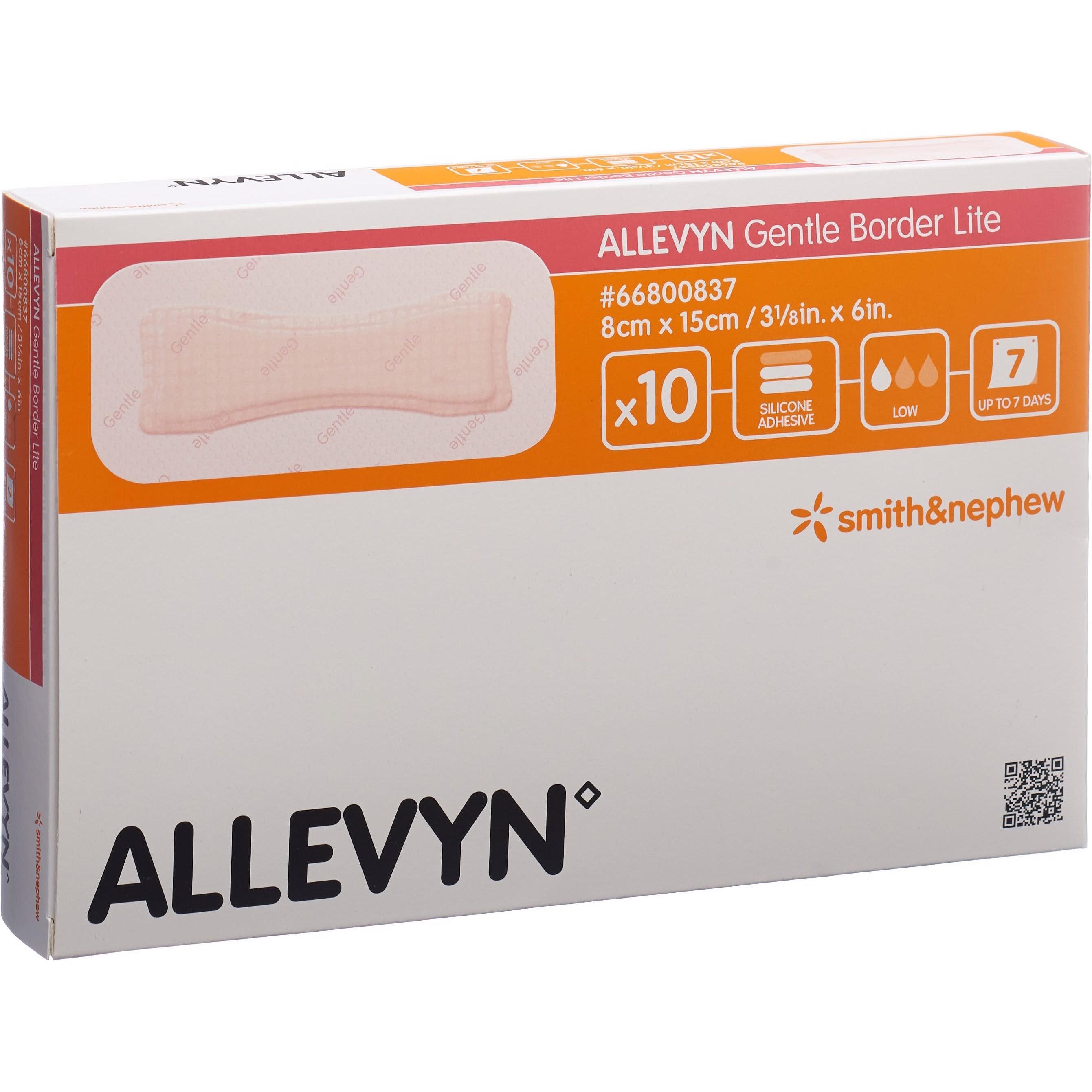 Allevyn, Pflaster, 8x15cm (10 x)