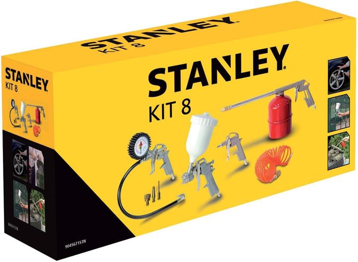 Actual product image Stanley Air tool kit 8pcs 9045671STN