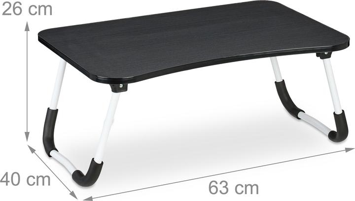 Produktbild Relaxdays Black Lap Tisch