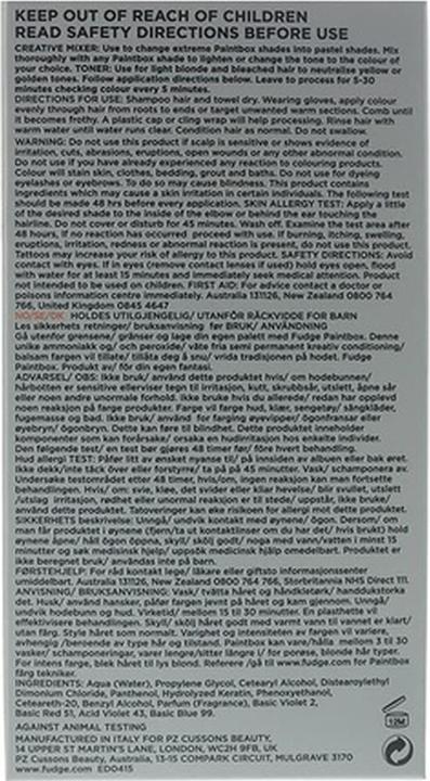 Produktbild Fudge Paintbox Whiter Shade of Pale Semi-Permanent Colour 150ml