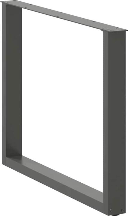 Immagine prodotto vidaXL Gambe per tavolino a U 2 pz. Gamba del tavolo in acciaio antracite 100x(72-73) cm