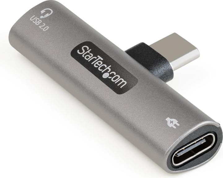 StarTech Adattatore audio e di ricarica USB-C - Adattatore audio USB-C con porta per cuffie/auricolari audio (Accessori)