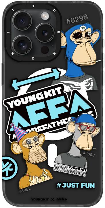 Produktbild Youngkit Hülle Funny BoredApe (@BAYC) mit Magsafe (Apple iPhone 15 Pro)
