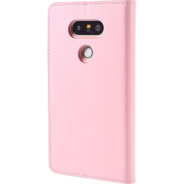 Thumbnail - Goospery Sonata Diary Series (LG G5), Smartphone Hülle, Pink