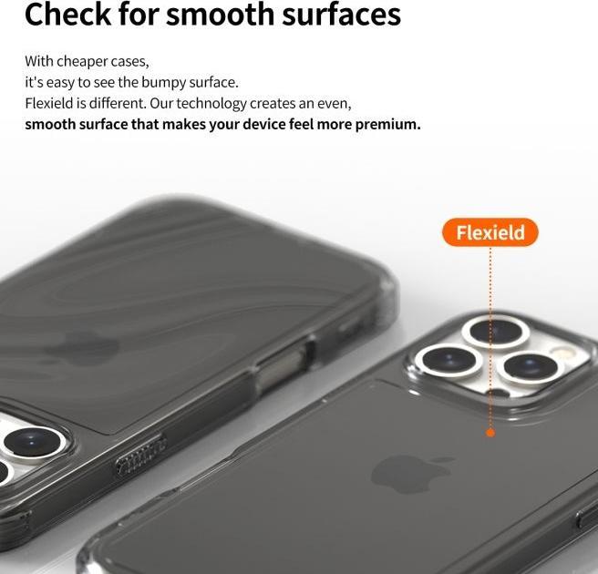 Actual product image Araree case Flexield iPhone 16 6.1" dymny/clear black AR20-02101B (Apple iPhone 16)