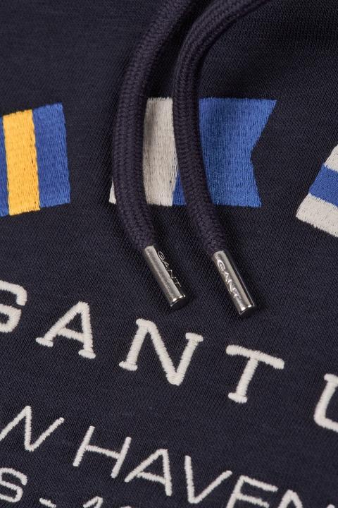 Produktbild GANT Graphik Sweathoodie mit Logo und hohem Baumwollanteil (XL)