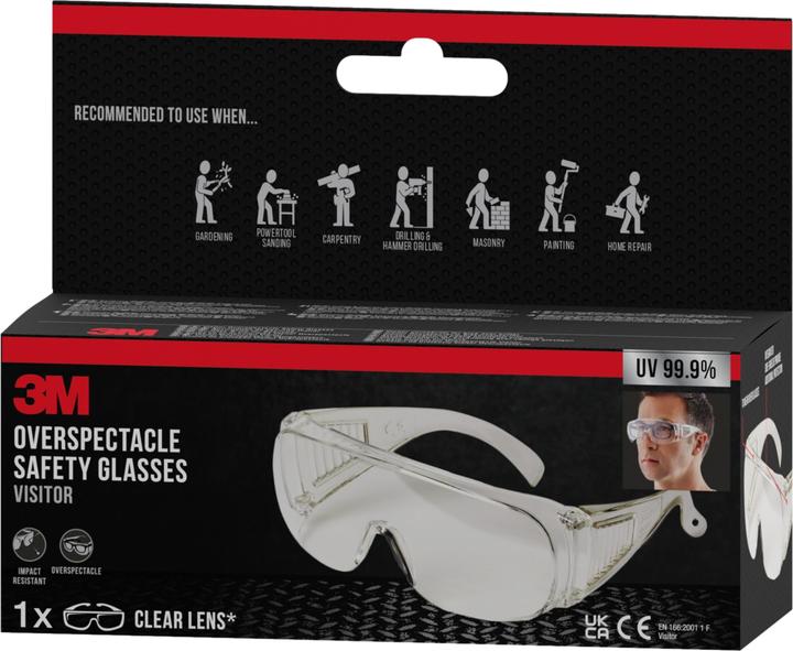 Actual product image 3M Safety glasses for spectacle wearers - VISITOR