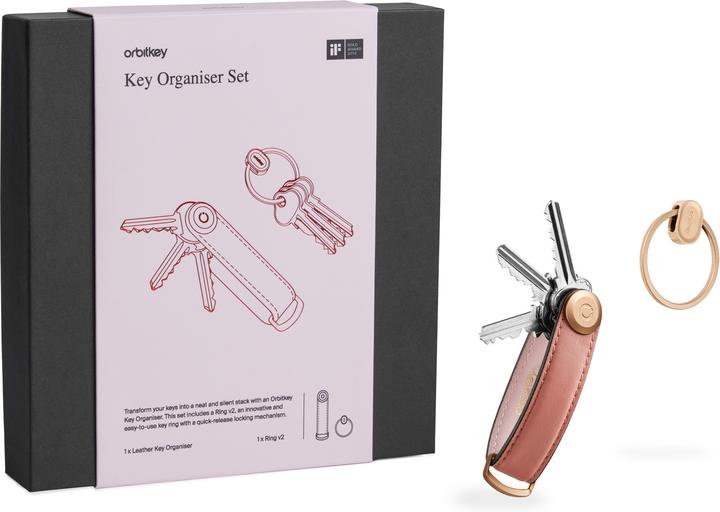 Actual product image Orbitkey Key Organiser Gift Set Light Pink