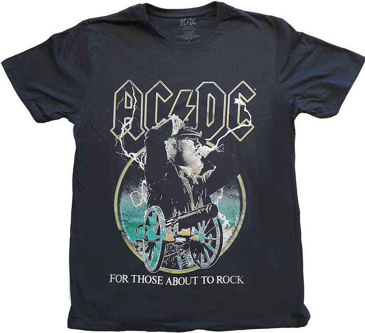 AC/DC For Those About To Rock Yellow Outline