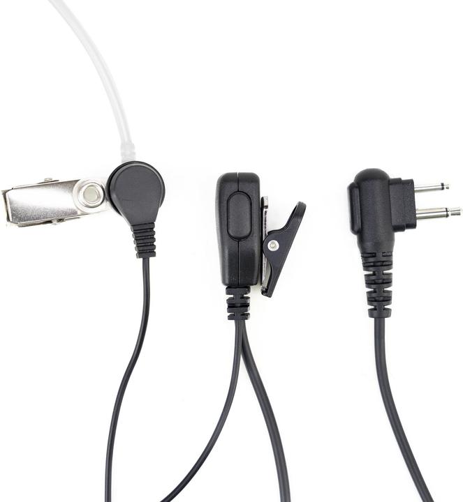 Actual product image PNI Headphones with microphone and acoustic tube HM92 with 2-pin PNI-MT plug