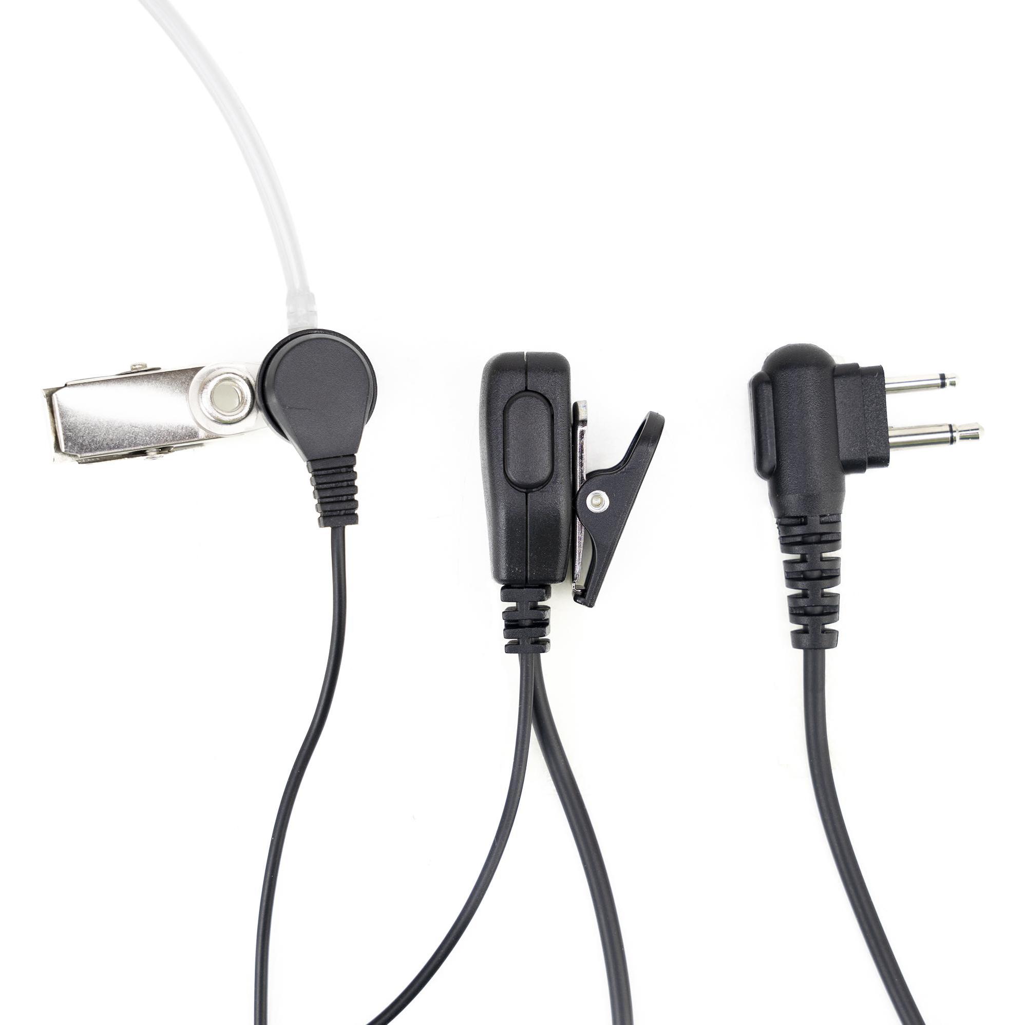 Thumbnail - PNI Kopfhörer mit Mikrofon und Akustikschlauch HM92 mit 2-poligem PNI-MT-Stecker, Walkie-Talkie Zubehör