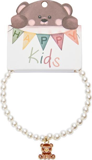 Immagine prodotto HCA Armband - "Happy Kids" - Perle - Bär (Perle artificiali)