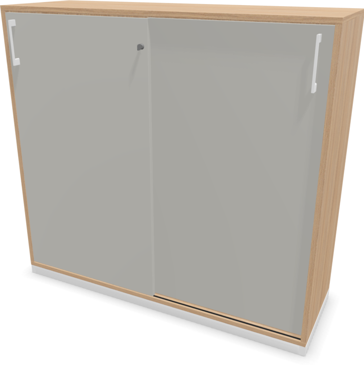 Pearl grey, White, Amber oak decor with structure