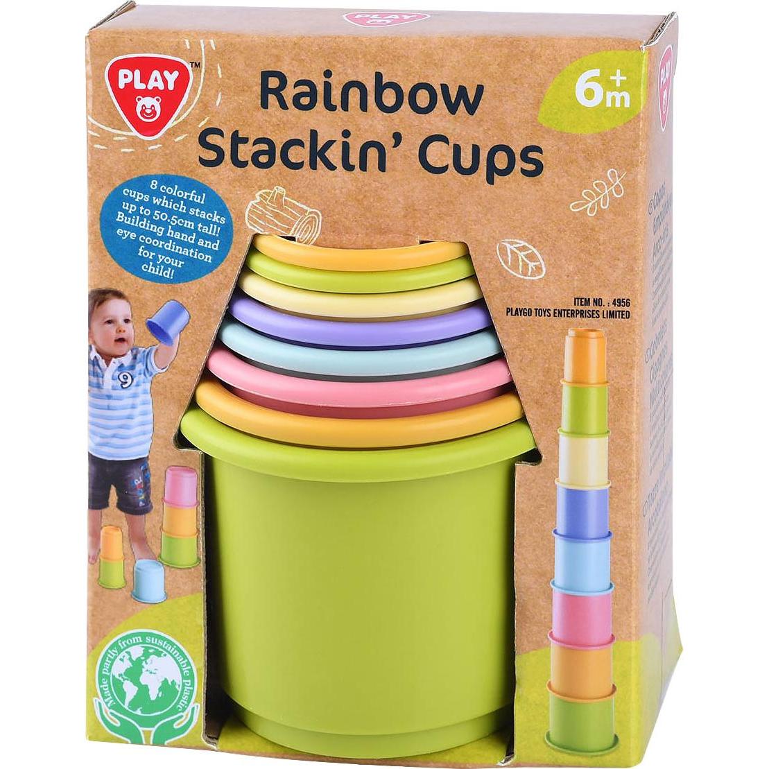 Thumbnail - Play Stacking Blocks Color, 8 Stk.